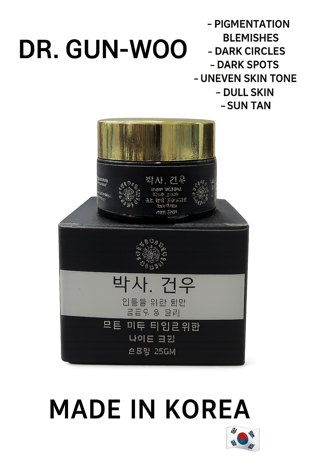 Dr. GUN-WOO Skin whitening Cream 25gm