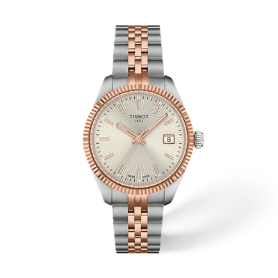 Tissot Ballade Quartz Two-Tone Rose Gold Women's Watch T156.210.22.031.01 (Pre-Loved)