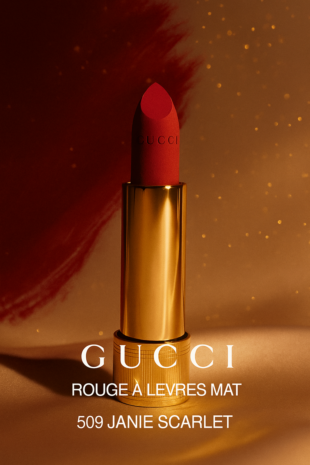 Gucci Mat Lip Colour 509 Janie Sacrlet