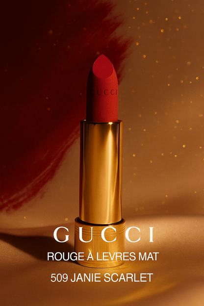 Gucci Mat Lip Colour 509 Janie Sacrlet