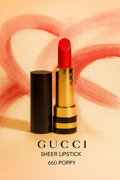 Gucci Sheer Lipstick 660 Poppy