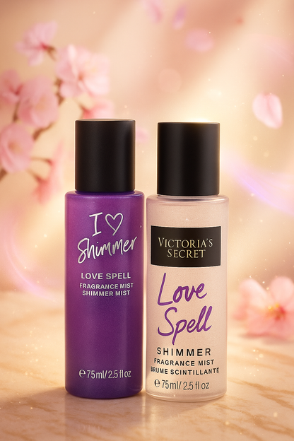 Victoria's Secret Love Spell Fragrance Body Mist Pack