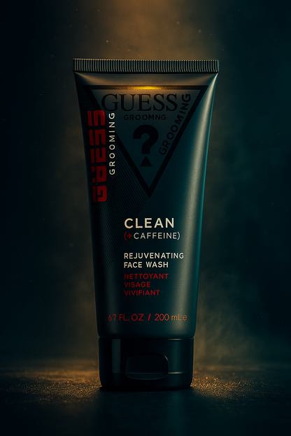 GUESS Grooming Effect Clean with Caffeine Rejuvenating Face Wash for Men 200 ml
