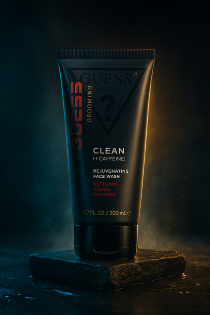 GUESS Grooming Effect Clean with Caffeine Rejuvenating Face Wash for Men 200 ml