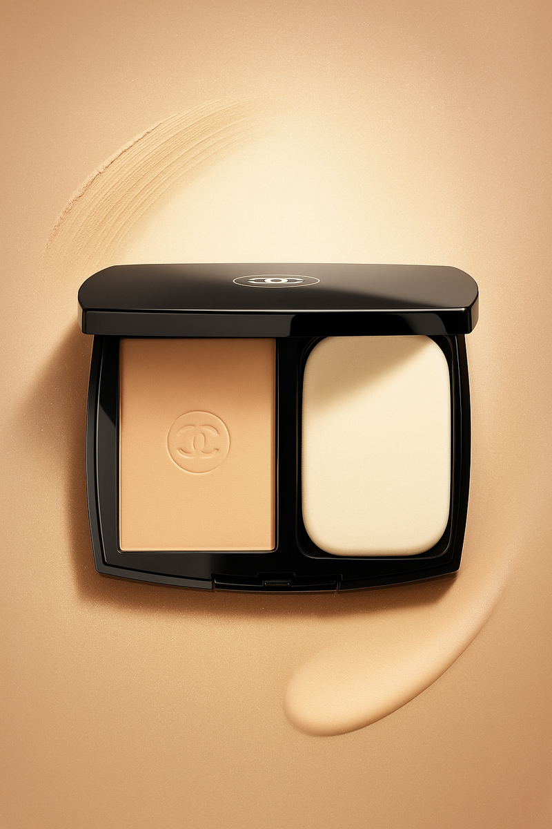 Makeup compact with two shades 