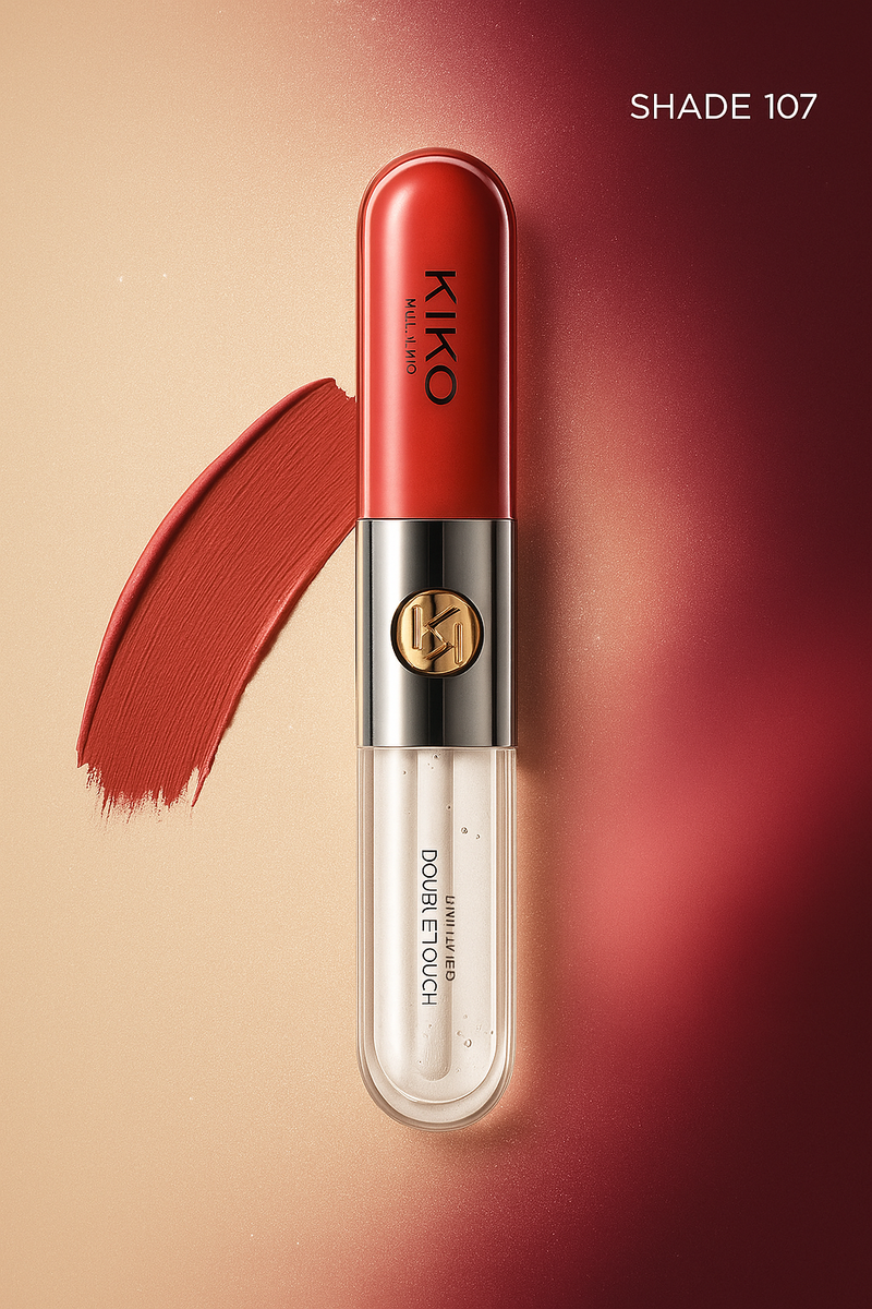 KIKO Milano Double Touch Matt Liquid Lipstick Shade 107