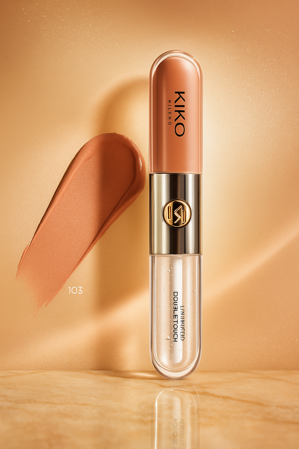 KIKO Double Touch Lipstick 103 | 12H Transfer-Proof Matte Finish
