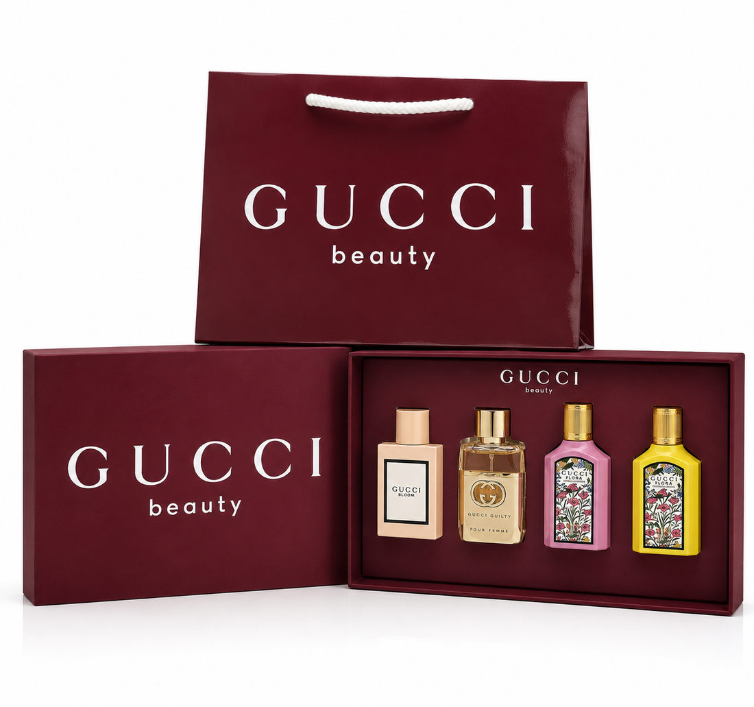 Gucci Miniature Gift Set (Bloom + Guilty + Flora Gardenia + Flora Orchid 5ml)
