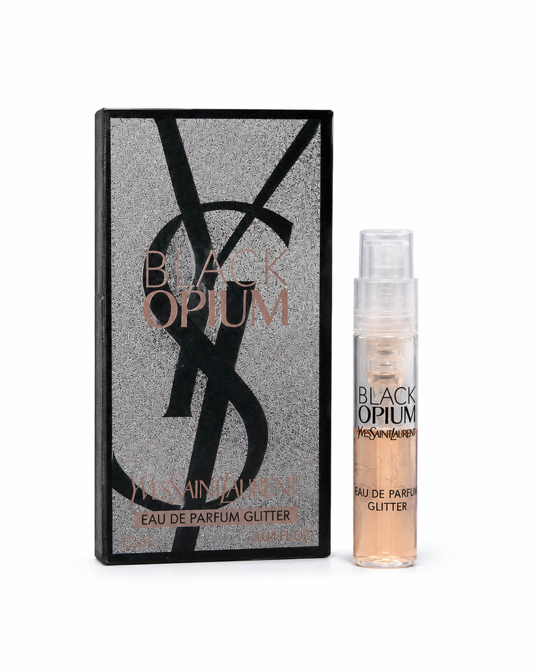 Yves Saint Laurent Black Opium Glitter Eau de Parfum Travel Spray For Women 1.2ml Pack of 6
