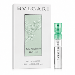 Bvlgari Eau Parfumée Thé Vert Unisex Eau de Toilette Travel Spray 1.5ml Pack of 6