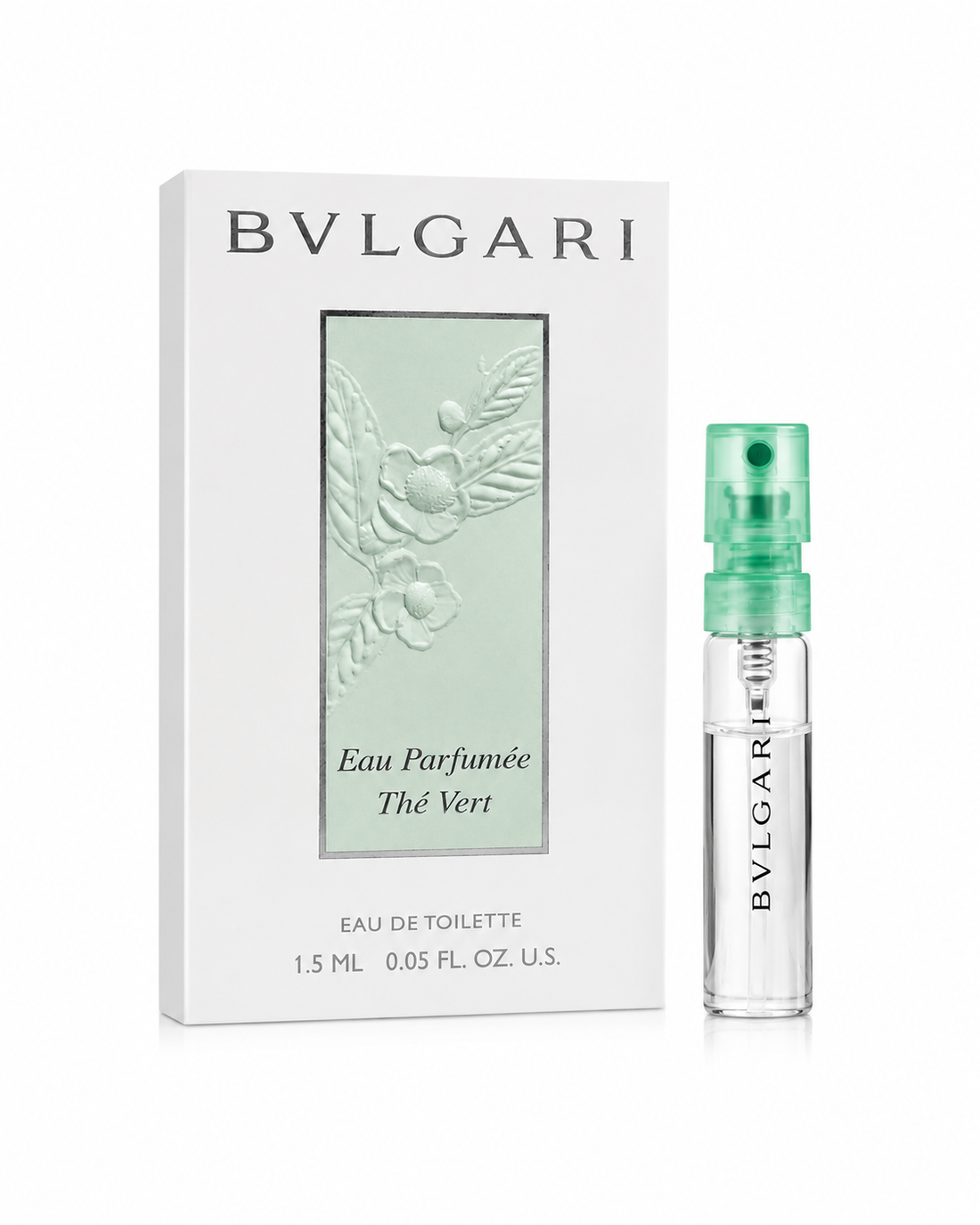 Bvlgari Eau Parfumée Thé Vert Unisex Eau de Toilette Travel Spray 1.5ml Pack of 6