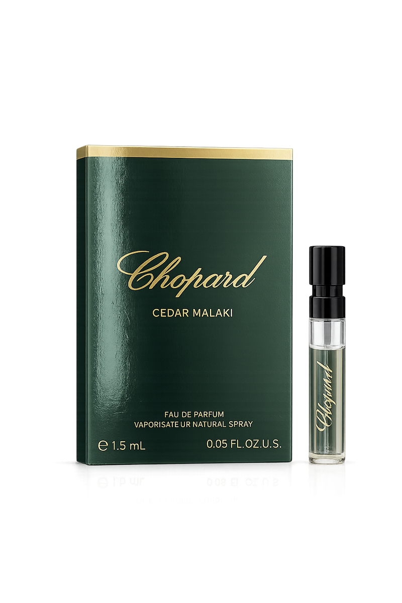 Chopard Cedar Malaki Unisex Eau de Parfum Travel Spray 1.5ml Pack of 6
