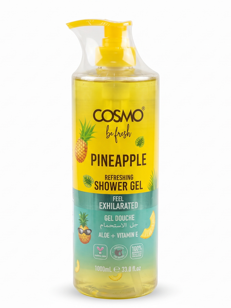 Cosmo Be Fresh Pineapple Refreshing Shower Gel 1000ml bottle