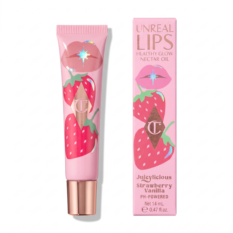 Charlotte Tilbury Unreal Lips Strawberry Vanilla, alternate view
