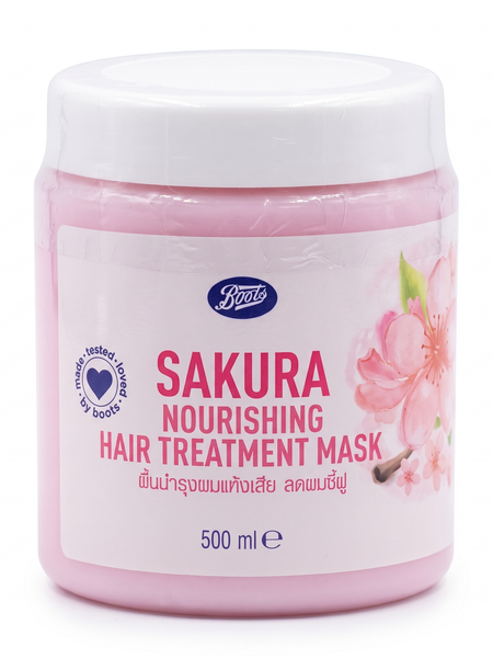 Boots Sakura Nourishing Hair Treatment Mask 500ml tub
