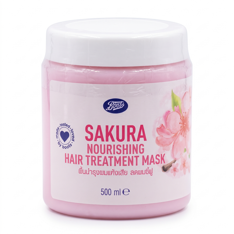 Boots Sakura Nourishing Hair Treatment Mask 500ml tub