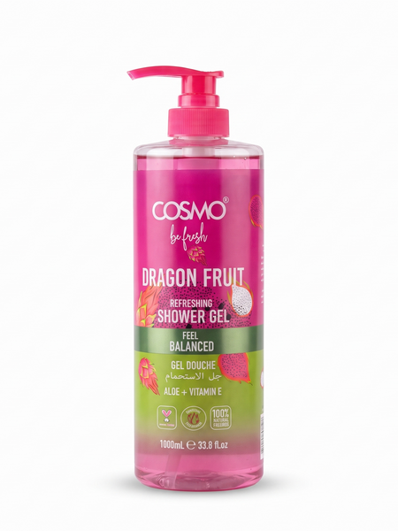 Cosmo Be Fresh Dragon Fruit Refreshing Shower Gel 1000ml bottle