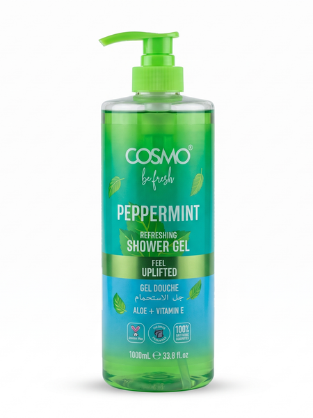 Cosmo Be Fresh Peppermint Refreshing Shower Gel 1000ml bottle