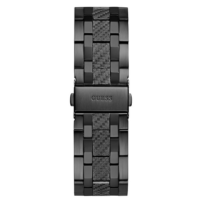 GUESS Analog Black Dial Men's Stainless Steel Black Band Watch-Gw0714G4