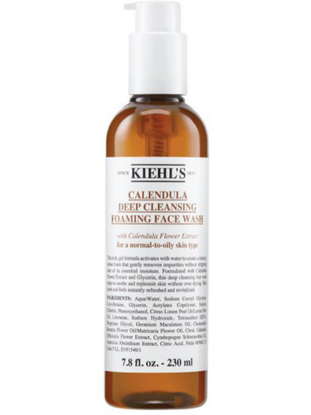 Kiehl's Calendula Deep Cleansing Foaming Face Wash With Glycerin 230ml