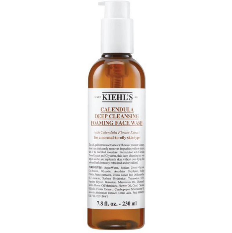 Kiehl's Calendula Deep Cleansing Foaming Face Wash With Glycerin 230ml