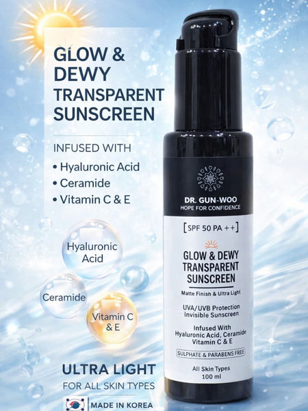 Dr Gun Woo Glow & Dewy Transparent Sunscreen