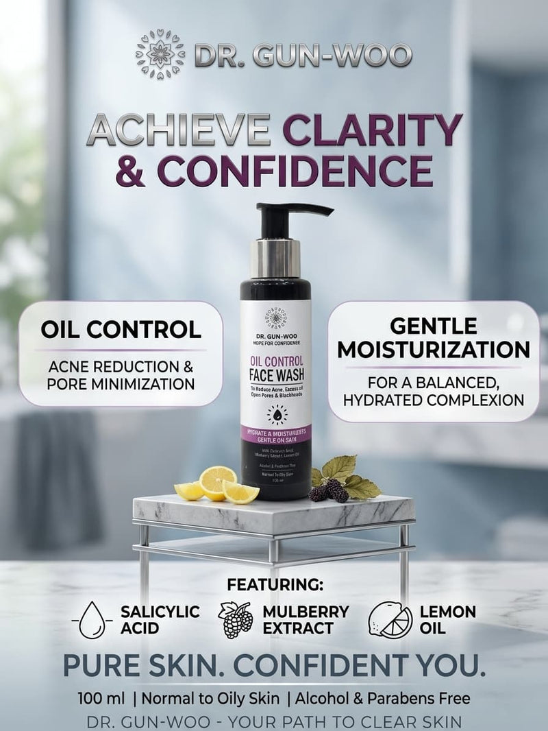 Dr. Gun-Woo oil control face wash.
