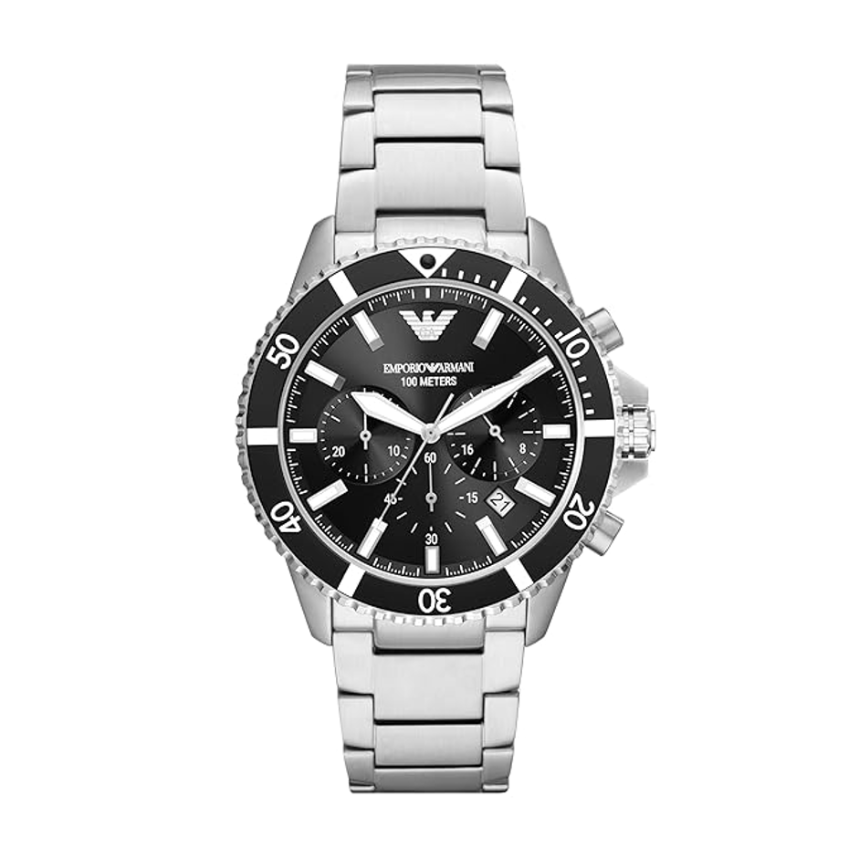Emporio Armani Chronograph Black Dial Men's Watch AR11360