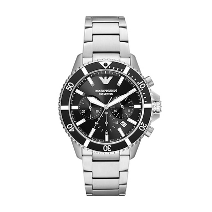 Emporio Armani Chronograph Black Dial Men's Watch AR11360