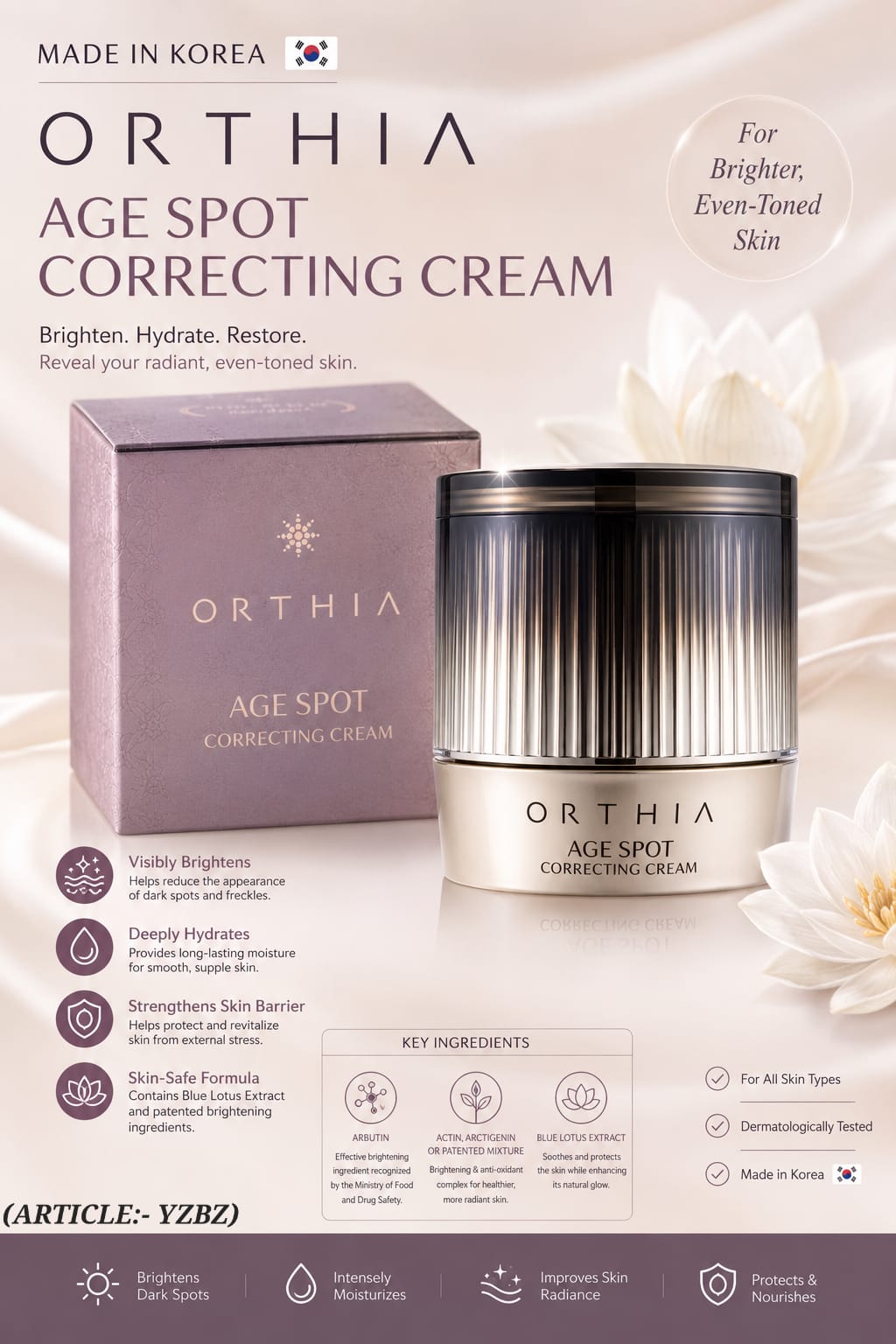 Orthia Age Spot Correcting Cream 50ml