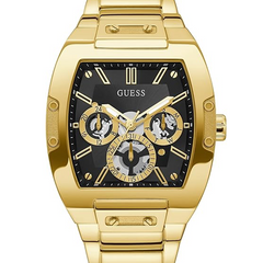 GUESS Stainless Steel Phoenix Collection Analog Black Dial Men Watch-GW0456G1