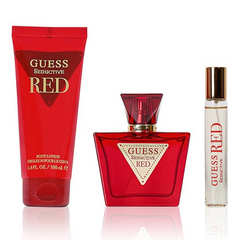 Guess Seductive Red Gift Set For Women 75ml EDT 100ml Lotion 15ml Spray