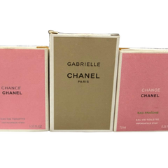 Chanel Chance, Chance Eau Fraîche and Gabrielle miniature travel set