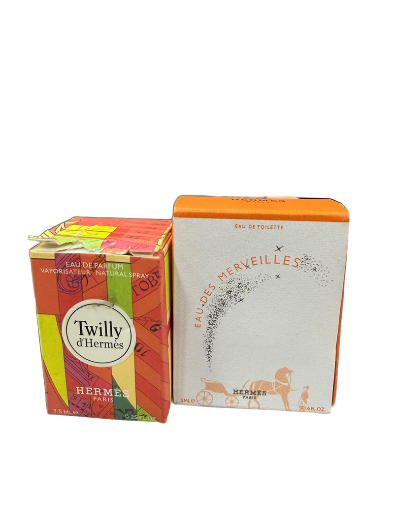 Hermès Twilly d'Hermès and Eau des Merveilles miniature travel set