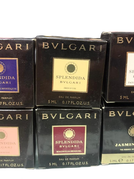 Bvlgari Splendida and Jasmin Noir 6 x 5ml miniature travel set