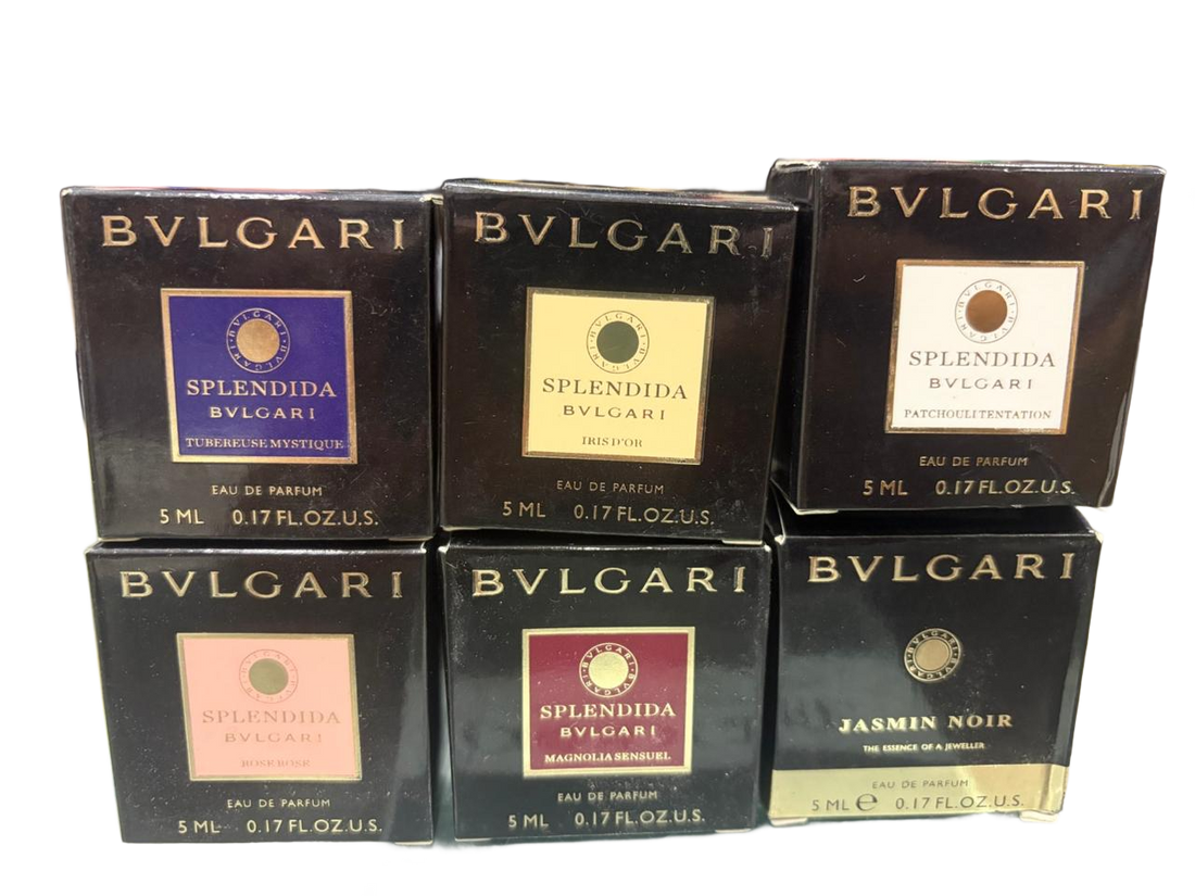 Bvlgari Splendida & Jasmin Noir 6-Piece Mini Set — 6 x 5ml Eau de Parfum
