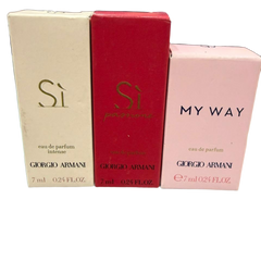 Giorgio Armani Sì Intense, Sì Passione and My Way 7ml travel set