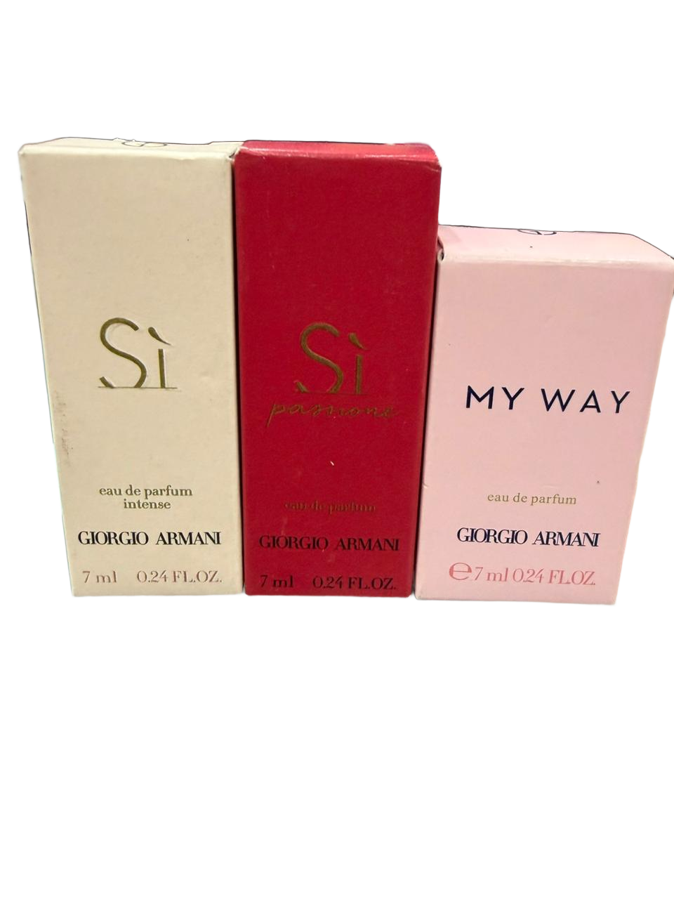 Giorgio Armani Sì Intense, Sì Passione & My Way 3-Piece Mini Set — 3 x 7ml Eau de Parfum