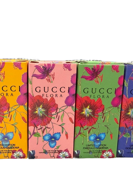Gucci Flora limited edition 4 x 5ml miniature travel set