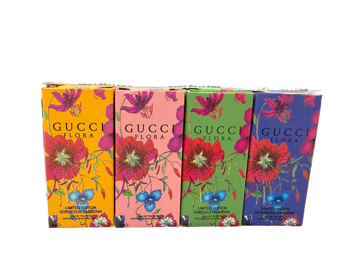 Gucci Flora Limited Edition 4-Piece Mini Set — 4 x 5ml Eau de Toilette