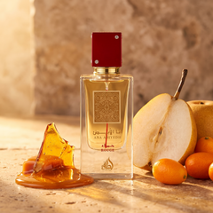 Lattafa I Am White Rouge with pear, kumquat and caramel