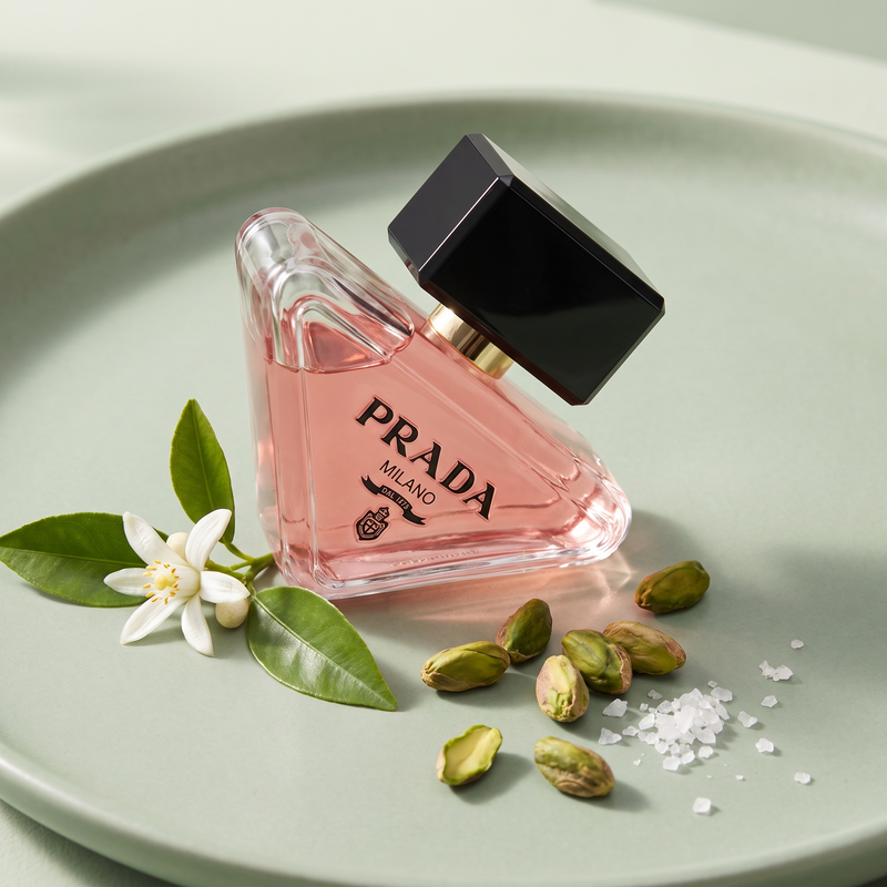 Prada Paradoxe Radical Essence with pistachios, sea salt and orange blossom