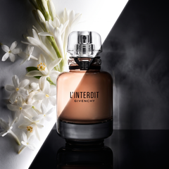 Givenchy L'Interdit in split light and shadow