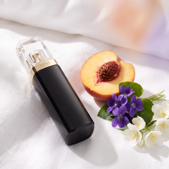 Hugo Boss Nuit with peach, violets and jasmine