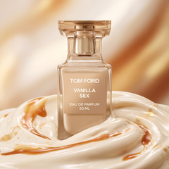 Tom Ford Vanilla Sex in a swirl of vanilla cream