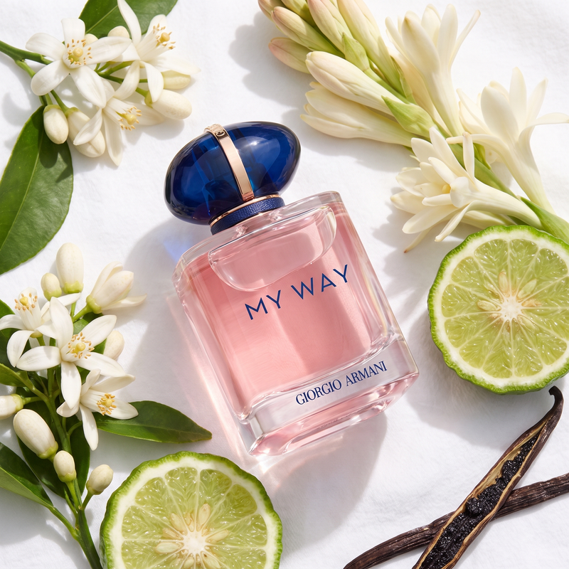 Giorgio Armani My Way with orange blossom, bergamot, tuberose and vanilla