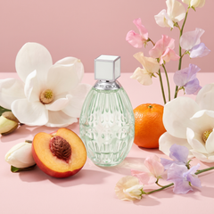 Jimmy Choo Floral with magnolia, nectarine, mandarin and sweet pea