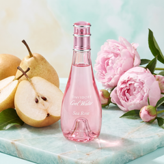 Davidoff Cool Water Sea Rose with nashi pear and peonies