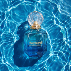 Roberto Cavalli Paradiso Azzurro in clear cobalt water