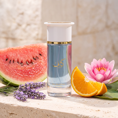 Ahmed Al Maghribi Kaaf with watermelon, orange, lavender and lotus